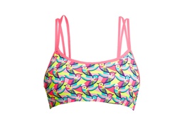 Bikinioberteil Funkita Ladies Criss Cross Sports Top / Bye Birdie