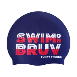 [FT9902721] Badekappe Funky Trunks Silicon Cap / Swim on Bruv