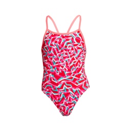 Badeanzug Funkita Girls Single Strap One Piece / Red Ribbons