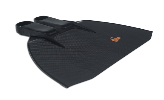 Monoflosse Leaderfin Sport Carbon mit Winkel