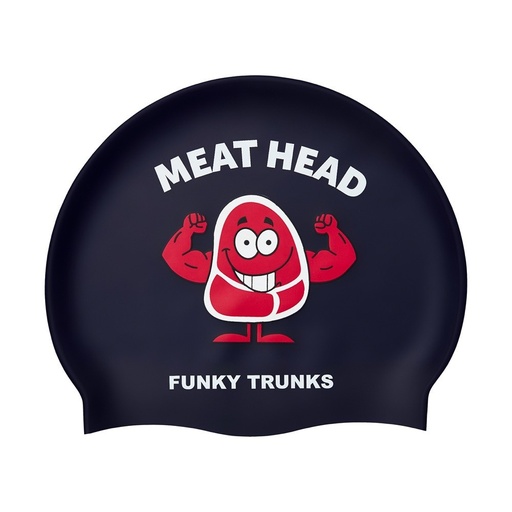 [FT9902016] Badekappe Funky Trunks Silicon Cap / Meathead