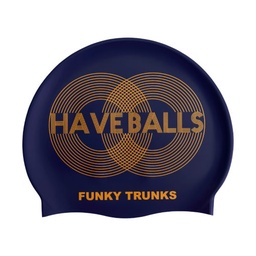 [FT9902230] Badekappe Funky Trunks Silicone Cap / Golden Balls