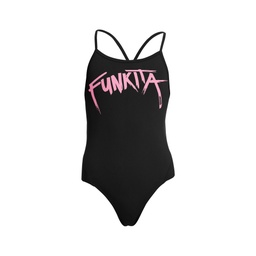 Badeanzug Funkita Girls Twisted One Piece / Pinked