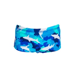 Badehose Funky Trunks Jungs Printed Trunk / White Pointer