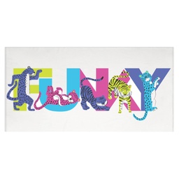 [FYG015N71442/ 00] Handtuch Funky Trunks Towel / Kitty Cat