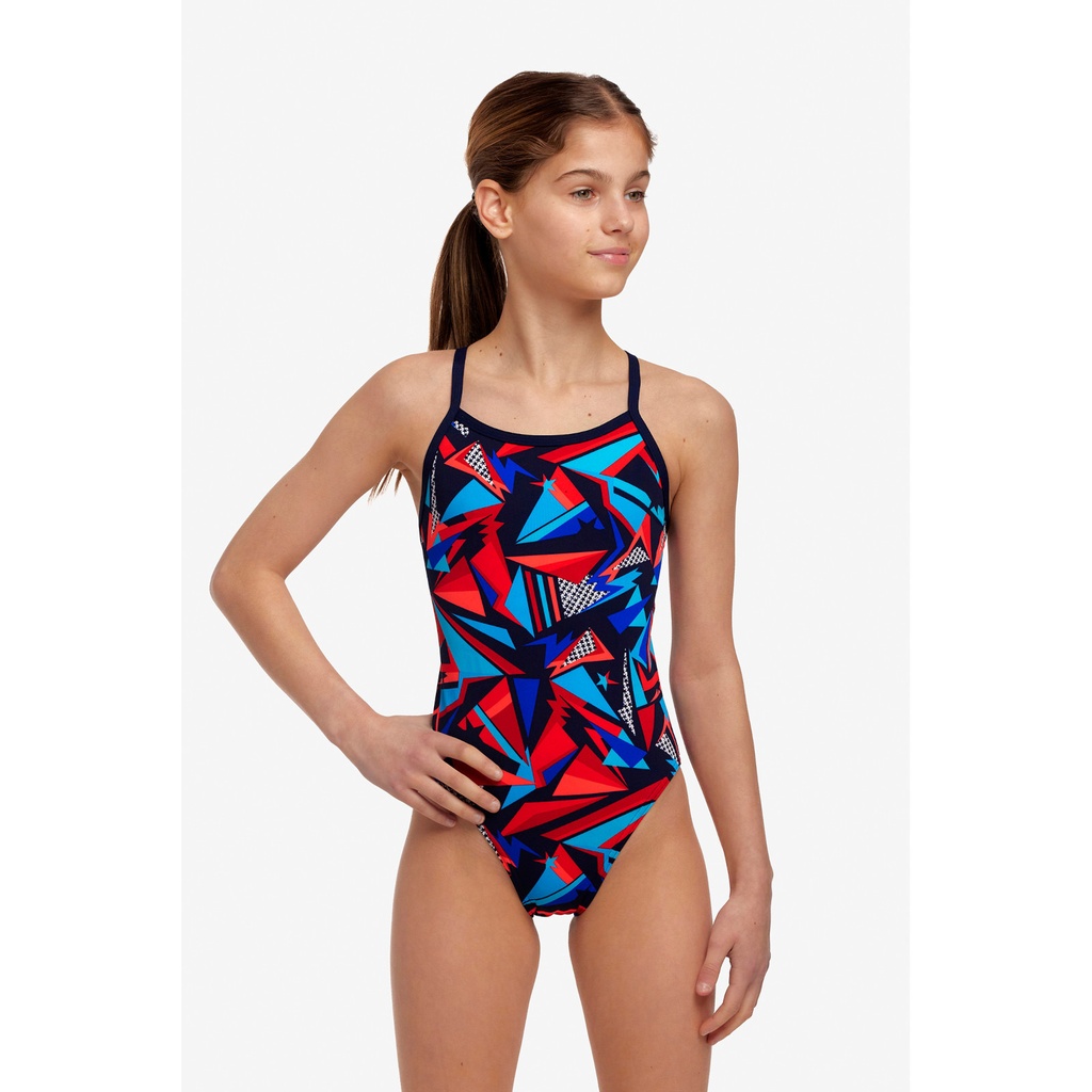 Badeanzug Funkita Girls Single Strap One Piece / Patriot Beat | Speedswim