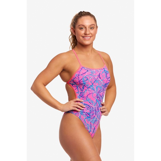 [FKS010L71632##12] Badeanzug Funkita Ladies Twisted One Piece / Quick Flick
