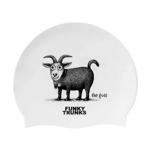 [FT997242800] Badekappe Funky Trunks Silicon Cap / The Goat